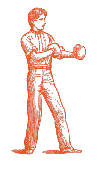 pencil drawing of dandy gentlemen